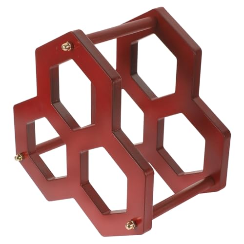 Soporte para botellas de vino estilo europeo de madera miniatura 6
