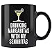 Margaritas trinken mit meiner Senoritas Tasse Kaffeebecher Geschenk Teetassen