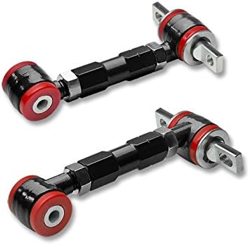 DNA Motoring J2 Engineering J2-CBK-F-HC88-BK Adjustable Camber Kit,Black