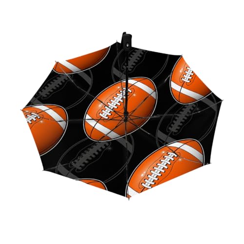 Parapluie de voyage automatique inversé motif football