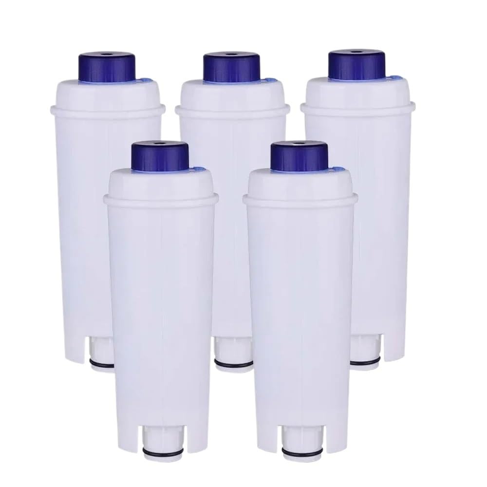 Filtre à eau douce for Machine à café DLSC002, Compatible avec les séries Delonghi DLS C002, 5513292811,CFL-950,SER3017,ECAM ESAM ETAM(5PCS)