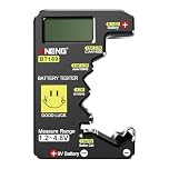 AXFEE Universal Battery Tester - Digital Checker for Multi-Size Batteries, Household Capacity Level Tester for AA AAA C D N 10440 16340 9V 1.5V Button Cell Small Mini Batteries