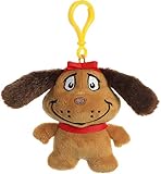 Aurora® Whimsical Dr. Seuss™ Max Clip-On Stuffed Animal - Magical Storytelling - Officially Licensed - Brown 4 Inches