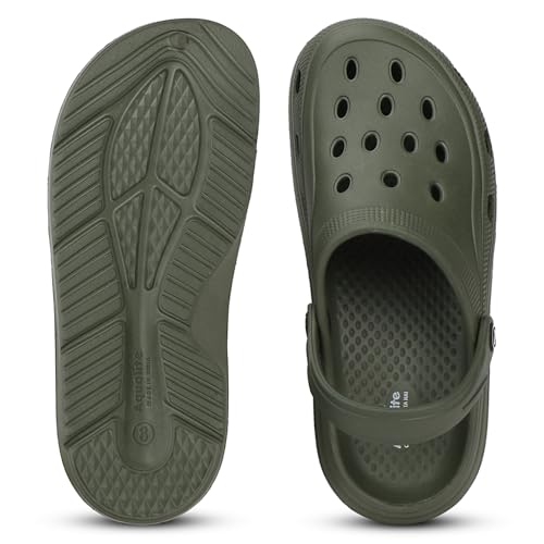 Image of Aqualite NEO-171 Clogs for Men | Mens Clogs Lightweight Comfortable Slip-On | Men Clogs Classic Design Classic Clogs Men | Mens Clogs Footwear Men Clogs