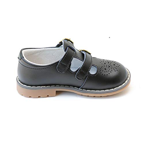 Beatrix English Double T-Strap Stitch Down Leather Mary Jane2