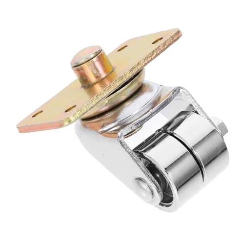 ibasenice 1 セット ピアノキャスター 楽器 ピアノの鍵盤 ピアノホイールローラー キャスターホイール 折りたたみ式キーボード シングルキャスター アップライトピアノ付属品 鉄 Silver