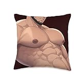 Sexy Bara Tiddies Gay Barazoku Yaoi Manga Manhwa BL Body Throw Pillow