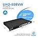 OREI Professional 4K 8X8 HDMI Matrix Video Wall - Seamless Switching HDCP 2.2 UltraHD 4K @ 60Hz 4:4:4 Switcher & IR Control, Audio Extract, RS-232 - Zero Latency - 8 Displays - 4x2 Video Wall