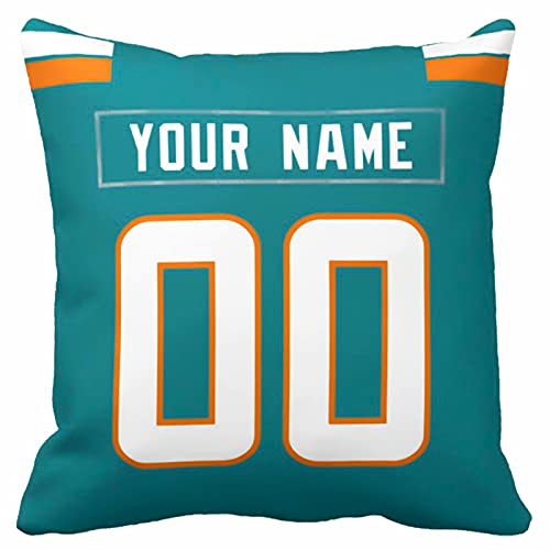 Image of ANTKING Throw Pillow 2 Pack with Custom Name and Number Personalized Gift for Men Women Boys