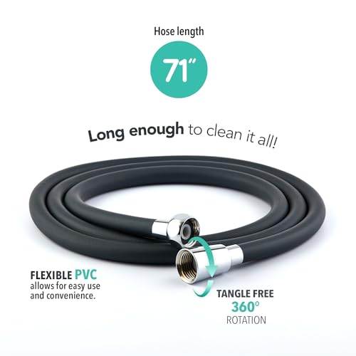 Conjunto de regadera filtrada Barumi Pluo con filtro Vitamina C y manguera PVC miniatura 4