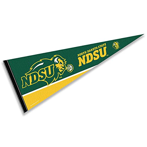 Fanions en feutre North Dakota State de taille réelle pour supporter
