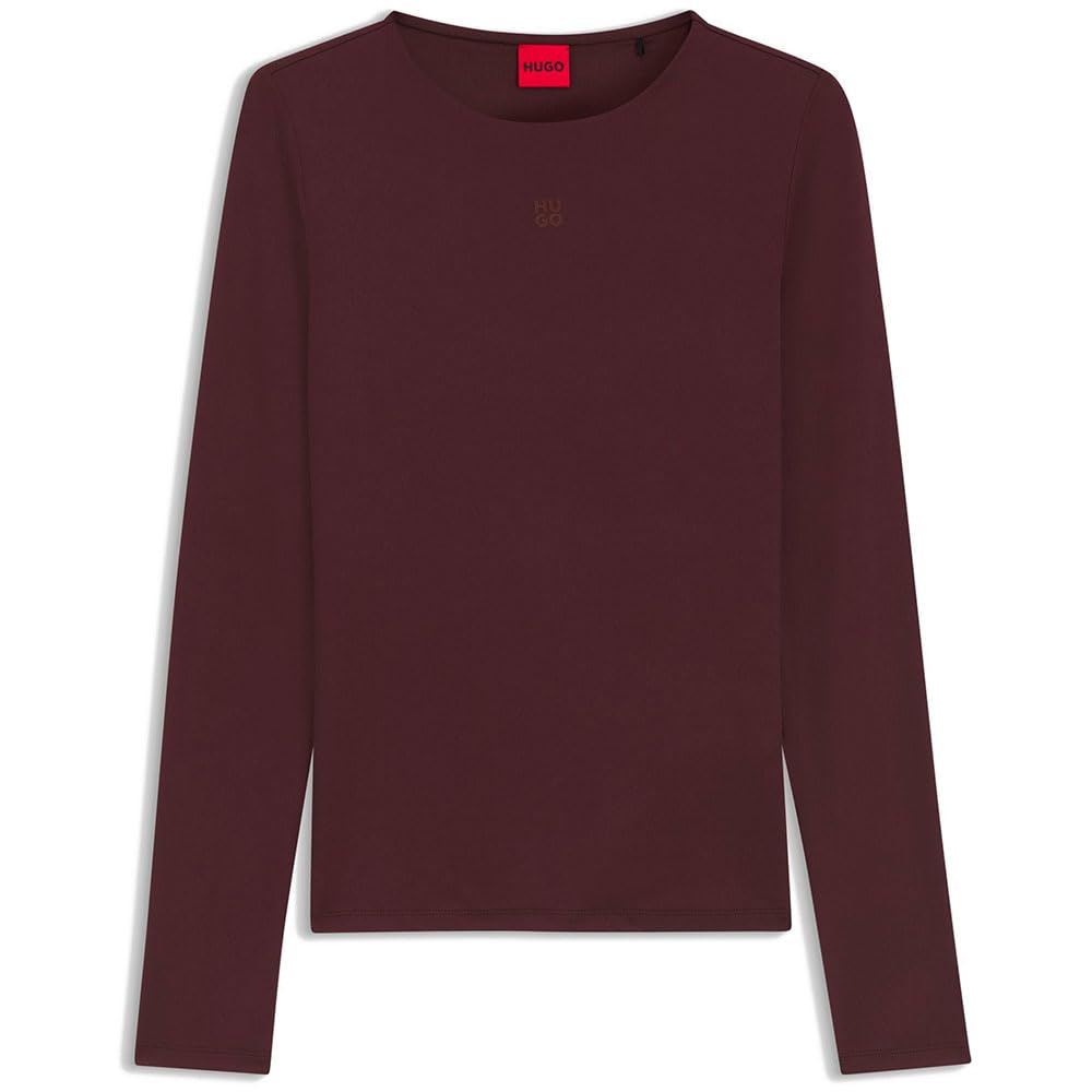 HUGO Maglietta A Maniche Lunghe Dasiia 10272999 Red L