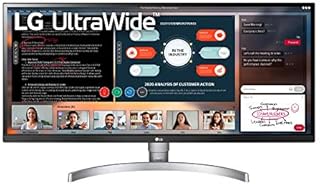 LG UltraWide FHD 34-Inch Computer Monitor 34WK650-W, IPS with HDR 10 Compatibility and AMD FreeSync, White