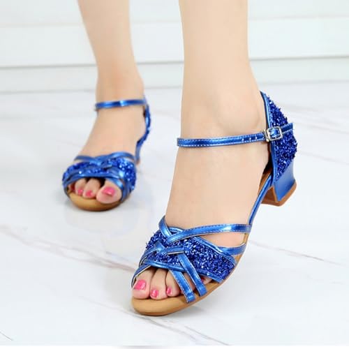 Shoes for Girls Kids Ballroom Tango Latin Dance Sandals Flower Girl Shoes2