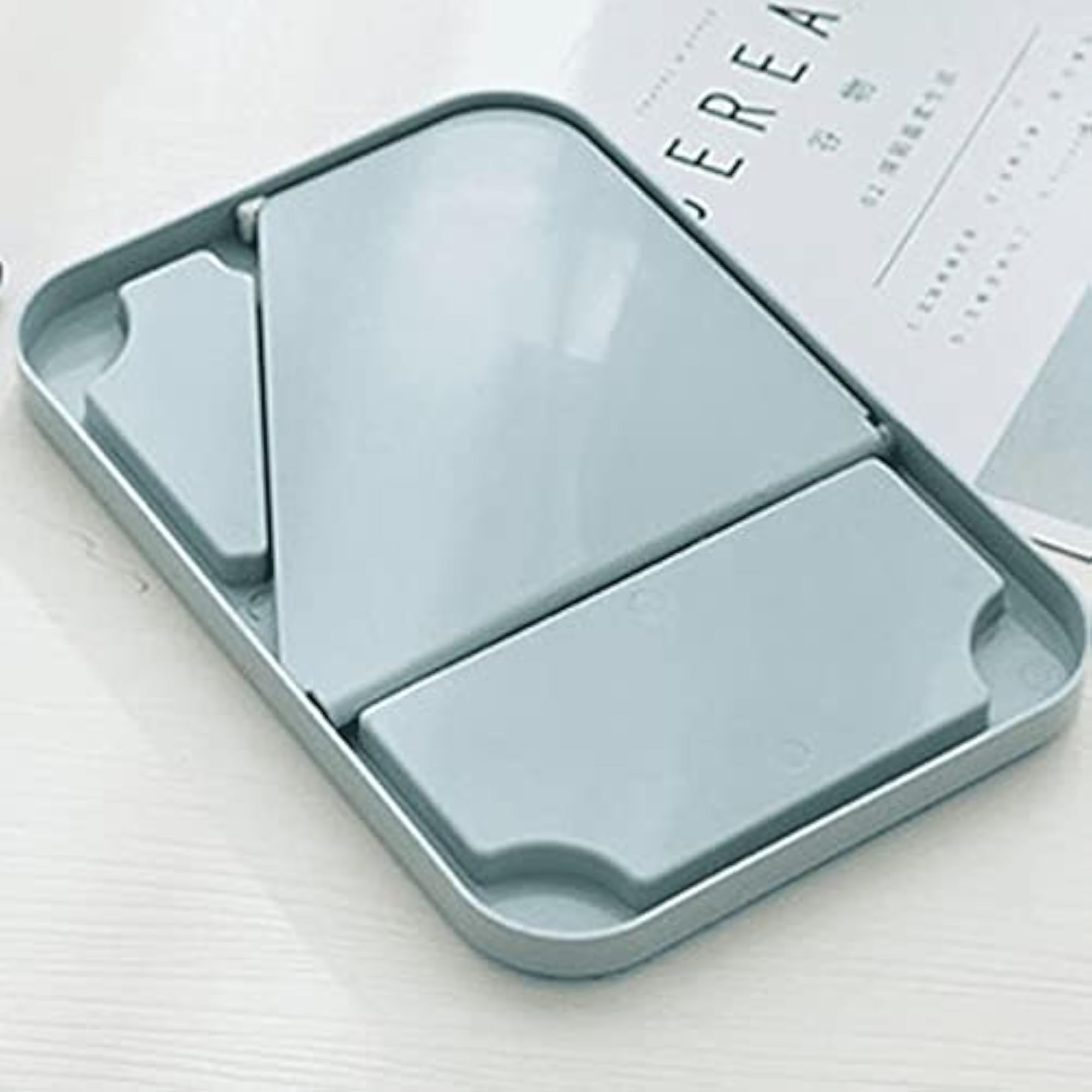 Minimalist Tabletop Makeup Mirror with Stand