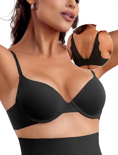 Image of Livona Lace Bralette for Women - Comfort Sports Bra Wireless Padded Bralette with Support Workout Tops Cami Crop S-XXL