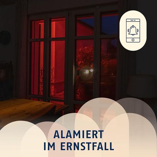 ABUS Außen-Sirene für die Funk-Alarmanlage Smartvest Pro - kabellos - schreckt Einbrecher ab - bis zu 105 dB lauter Alarm - alarmiert durch rotes Blitzlicht - zum Schutz vor Einbruch - weiß