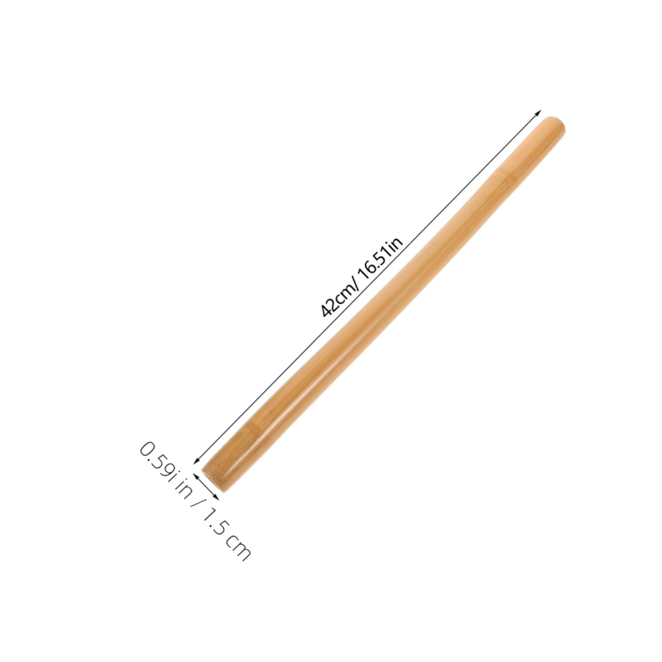 IWOWHERO Bamboo Massager Stick Smooth Meridian Massage Pen for Back Shoulder Face Full Body Relief