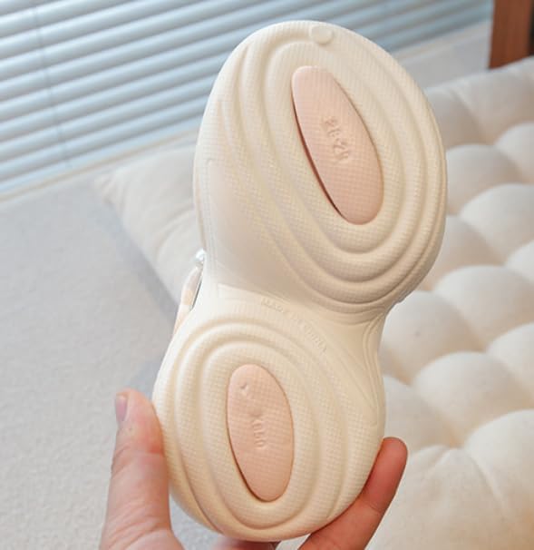 Girls' Platform Clogs Slip On Slides Shoes Beach Sandals Gardener Clog Hight Heels Mule Slippers Garden Shoes DIY Accessories Sandals