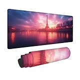 【CONCEPTION IMPERMÉABLE ET ANTI-SALISSURE】Notre tapis de souris est conçu avec un revêtement imperméable pour empêcher les éclaboussures de boissons de pénétrer, et les taches telles que le café et le cola peuvent être nettoyées avec une seule lingette