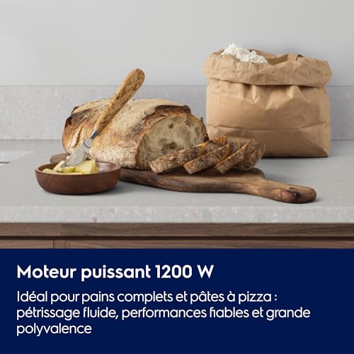 Electrolux E5KM1 4BPT Petrin planetaire Creees 5 en fonte d'aluminium 6 reglages 330 x 245 x 380 mm Pearl - vue 5