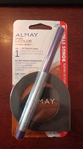 Almay Intense i-Color Evening Smoky for Brown Eyes 145 All Day Wear Powder Shadow & Bonus Eyeliner
