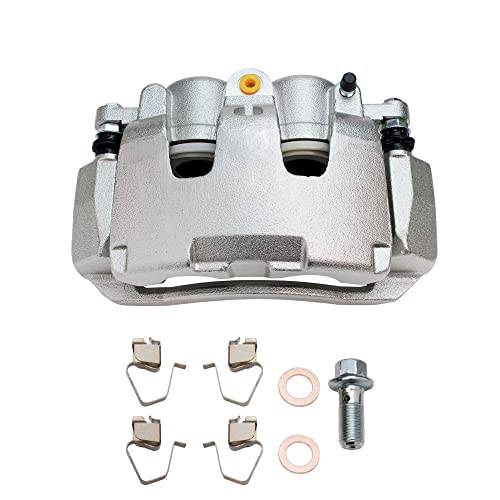 Image of Detroit Axle - Front Brake Kit for Dodge Ram 1500 Dakota, Ram 1500 Classic | Disc Brake Calipers Ceramic Brake Pads Replacement
