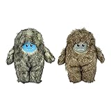 MULTIPETAssorted Colors YetiBetty 10 inches Dog Toy Pack of 2