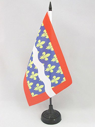 AZ FLAG Cher Table Flag 21 x 14 cm – French Department Small Office Flags – Centre 14 x 21 cm