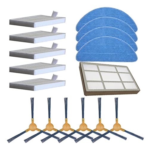 Primary Filter+Side Brush+Mop Cloth+ Filter Fit For ABIR X6 X5 Fit For Robot Vacuum Cleaner Replacement Accessories Parts Sweeping robot vacuum cleaner parts