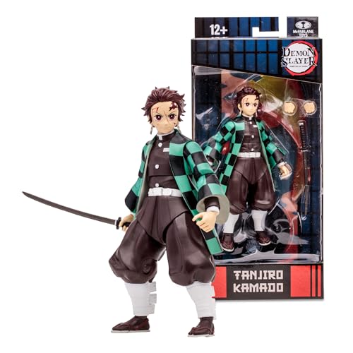 Mcfarlane Figura 7" Demone Slayer WV3 Tanjiro Kamado (Variante Battaglia Rui) - 2