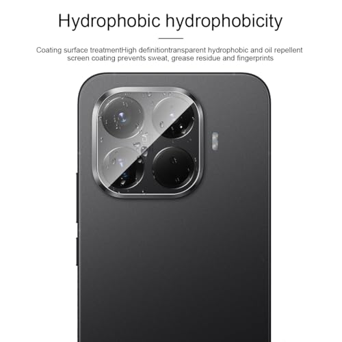 GEEMEE kompatibel mit Xiaomi 15T/15T Pro Kameraschutz für Panzerglas Schutzfolie, 2 Stück 9H Härte HD-Klare Anti- Kratzer Kamera Displayschutz, 2.5D Blasenfrei Folie Gehärtetes Glas Folie