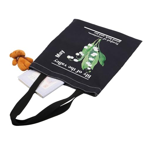 Bolso tipo tote PWHAOO May Lily, símbolo de la alegría y la buena suerte, regalo para amantes del lirio miniatura 6
