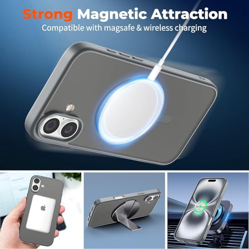 Image of AIBEX Back Cover Case for Apple iPhone 17 Pro Max MagSafe Compatible | Slim Case with Wireless Charging Support | Anti-Scratch, Anti-Fingerprint & Lightweight Military-Grade Protective Cover - Brown