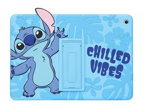 Disney Stitch Kids Case for iPad - 9th Generation iPad Case iPad 8th Generation Case iPad 7th Generation Case - 10.2 2019/2020/2021 - Tablet Cover with Stand Shockproof Silicone