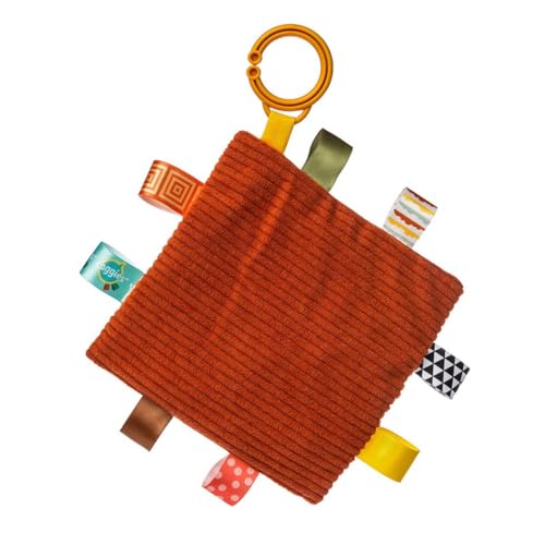 Image of Taggies Crinkle Me Toy with Baby Paper & Squeaker with Sensory Tags, 6 x 6-inches, Rooster