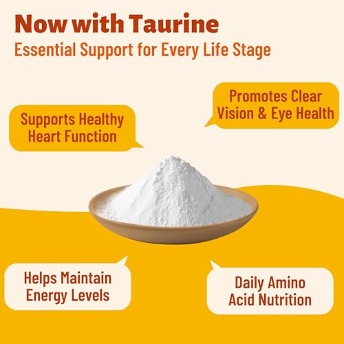 220g Vitamins Supplements and Taurine for Dogs - Multivitamin for Dog Chewables with Glucosamine,Omega 3,MSM - Support Hip & Joint,Skin and Coat,Immunity,Digestive Health - Image 3