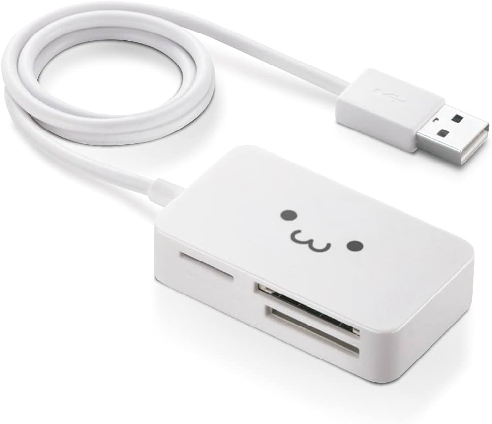 Amazon.co.jp: エレコム カードリーダー USB2.0 2倍速転送 ケーブル