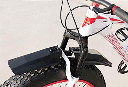 kkhouse Protetor de lama elétrico dobrável de 50,8 cm 66 cm, para-lama para bicicleta de neve, para-