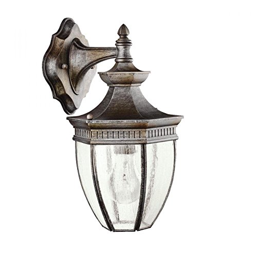 Kichler 9368TZ Warrington Outdoor Wall 1-Light, Tannery Bronze