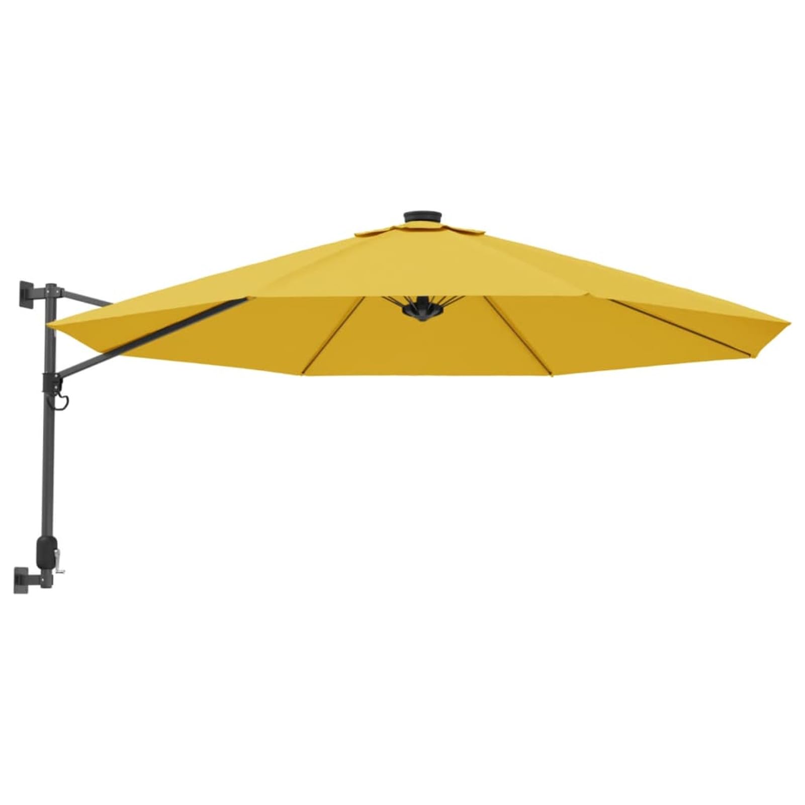 LAPOOH Sombrilla de pared amarillo 290 cm, Parasoles De Jardin, Sombrilla Piscina, Sombrilla Terraza Exterior, Parasol Playa, Sombrillas Para Jardin - 362892