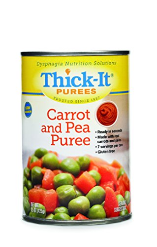 Thick-it Puree Carrots & Peas, 15-Ounce Cans (Pack of 12)