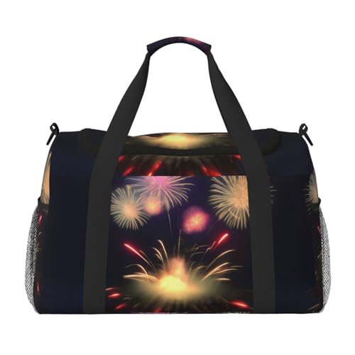 Sac de week-end feux d'artifice pour vos escapades et voyages en avion