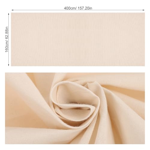Bâche protection coton beige meubles et sols finis les sols abîmés - 3