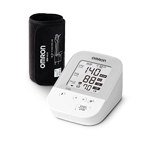 Image of Omron HEM 7156A Digital Blood Pressure Monitor (Adapter Included) with 360 Accuracy Intelli Wrap Cuff for All Arm Sizes (White)