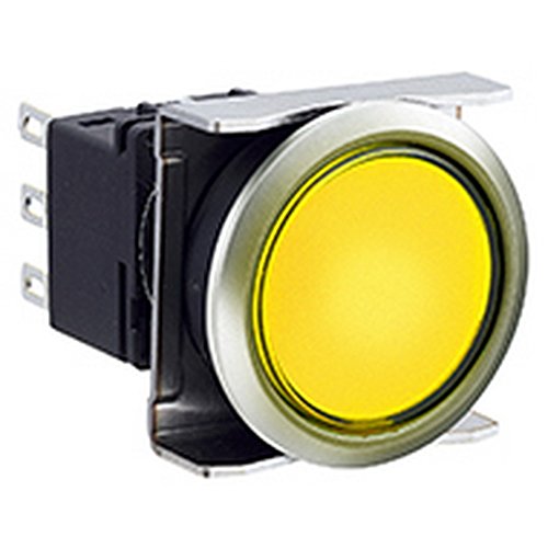 IDEC(�A�C�f�b�N) �ƌ����{�^���X�C�b�` LBW�V���[�Y �t���b�V���V���G�b�g ��/�I���^�l�C�g�` LBW6ML-A1T64Y