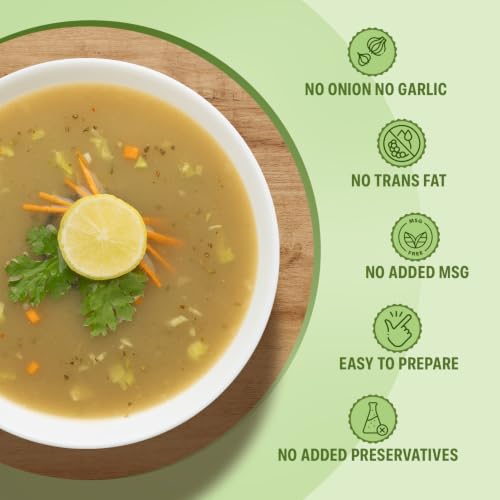 Image of Tit-Bit Lemon Coriander Soup | No Onion No Garlic | Ready-to-Cook Soup Mix | Source of Iron | Low Saturated Fat | Pack of 5 (50g Each)