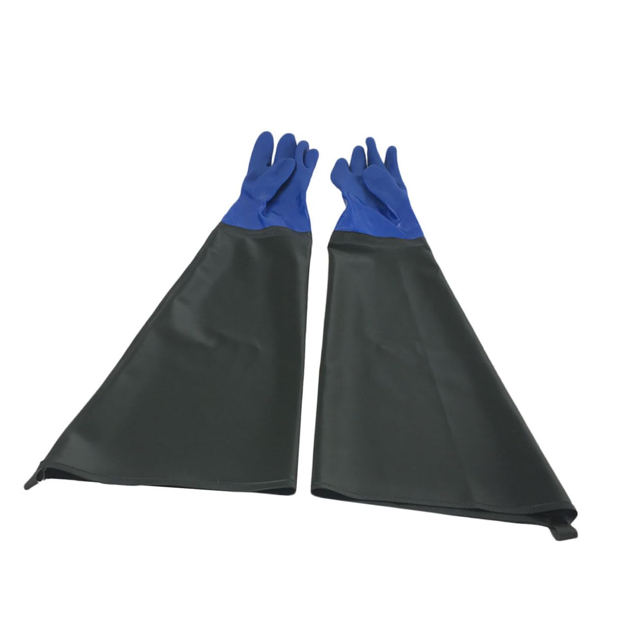 Guantes de Goma Industriales Resistentes al Agua Reutilizables de PVC Diseño Antideslizante para Pesca y Limpieza Protección Ácidos y Aceites Único