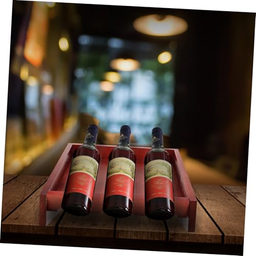 Soporte de Madera para Botellas de Vino Elegante para Mesa miniatura 5