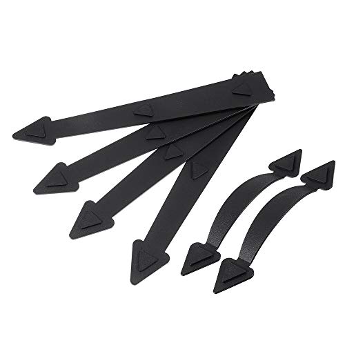 Set di 6 accessori decorativi magnetici per porte del garage, accessori per divano, carrello, cerniere finte, maniglie e kit di decorazione